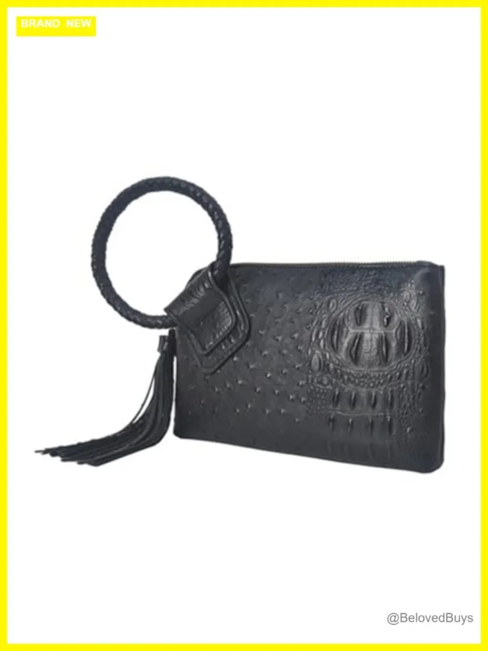 NGIL Faux Leather Mini Wristlet Purse Women's Travel Clutch Bag